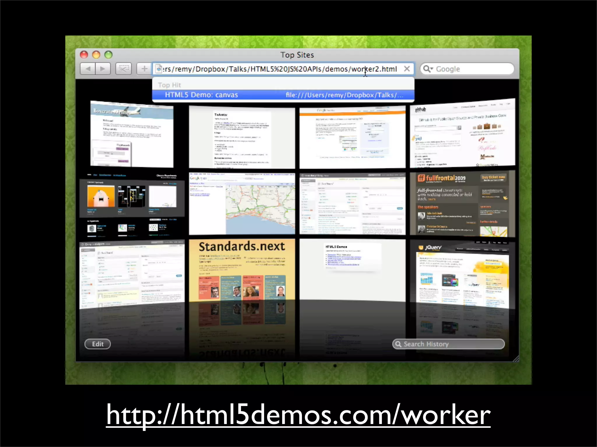 http://html5demos.com/worker
 