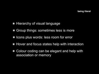 Accessibility beyond code