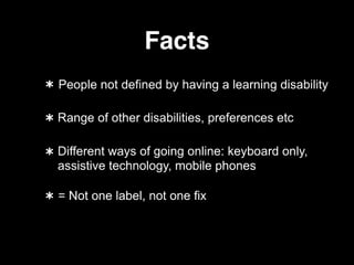 Accessibility beyond code