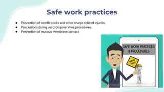 standard safety precaution presentation slide PPTX