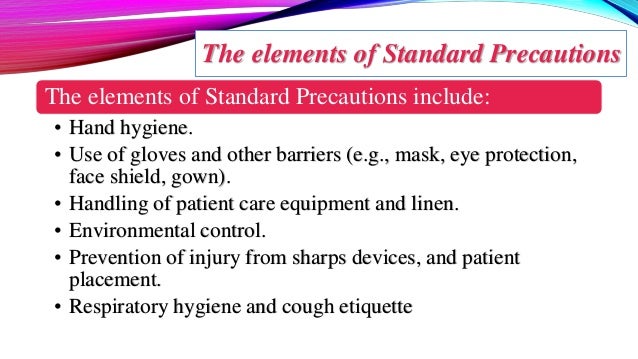 Standard Safety Precautions