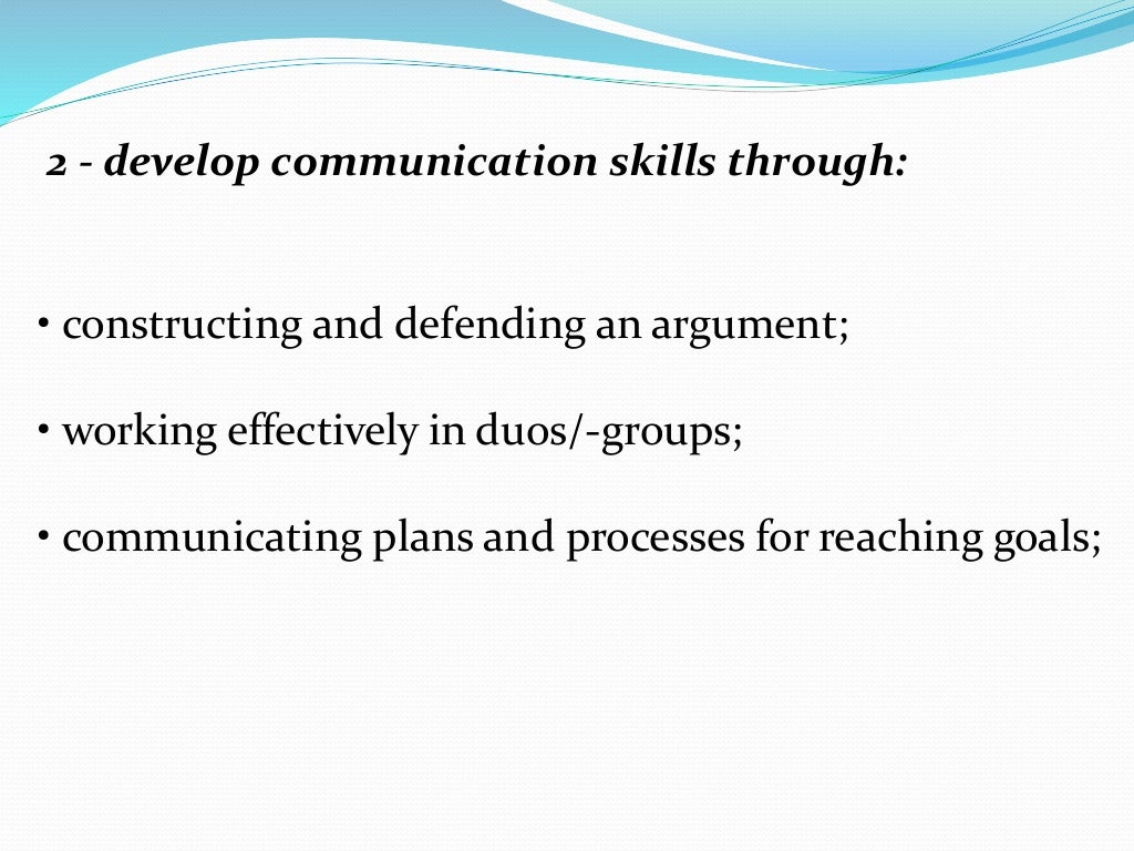 Standards based approach