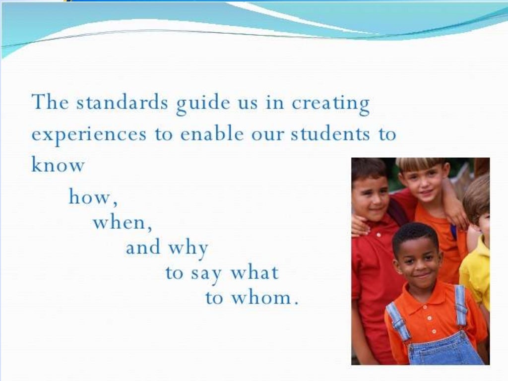 Standards based curriculum