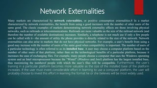 Network Externalities Definition Standards battles and design dominance | PPTX