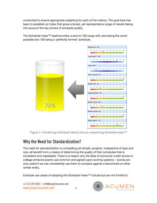 The Value of a Standard Schedule Quality Index | PDF