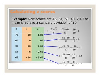 Standard Score And The Normal Curve | PDF