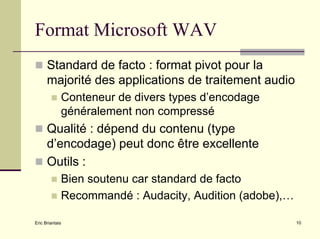 Standards De Compression Audio Et VidéO