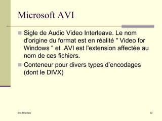 Standards De Compression Audio Et VidéO