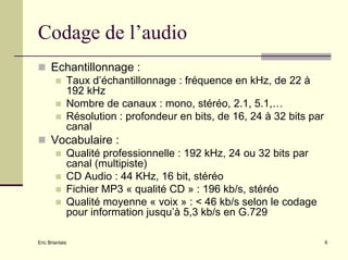 Standards De Compression Audio Et VidéO