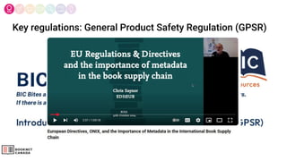 Key regulations: General Product Safety Regulation (GPSR)
 