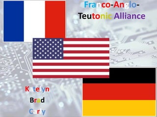 Franco-Anglo-
Teutonic Alliance
Katelyn
Brad
Carly
 