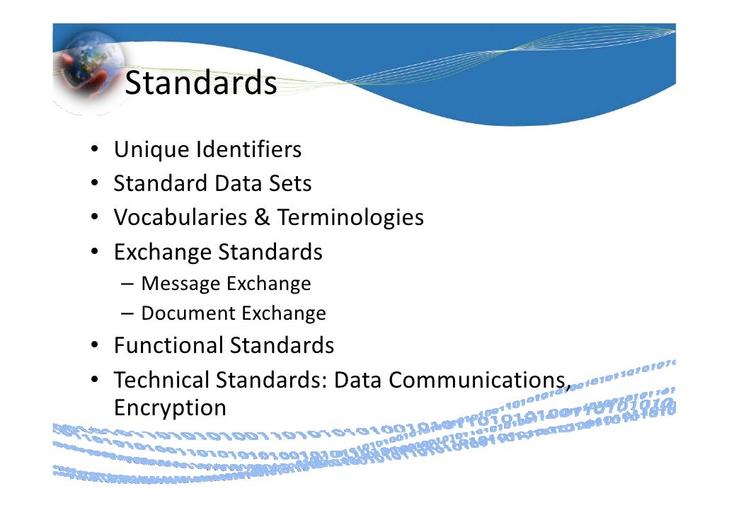 Standards Interoperability Standards Interoperability