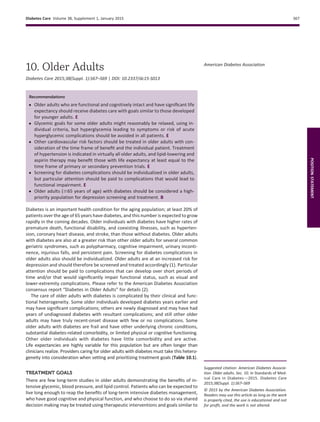 Standards of medical care in diabetes 2015 | PDF