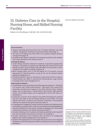 Standards of medical care in diabetes 2015