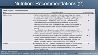 Standards of medical care in diabetes 2018 | PPTX