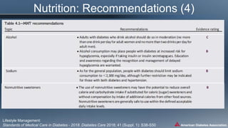 Standards of medical care in diabetes 2018 | PPTX