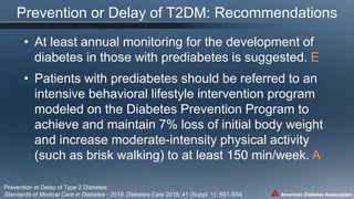 Standards of medical care in diabetes 2018 | PPTX