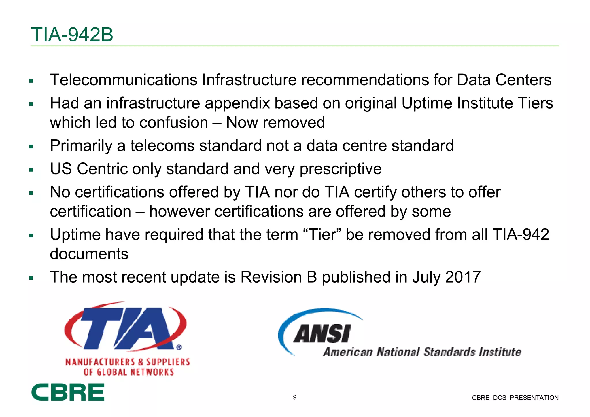 European Data Centre Standards | PDF