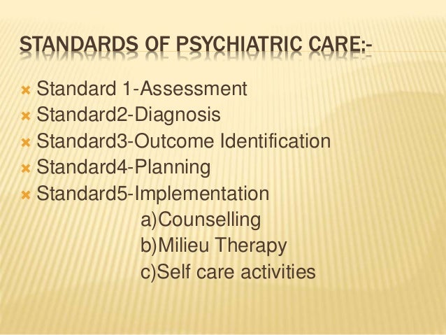 Standards principles Of Psychiatric Nursing standards-principles-of-psychiatric-nursing