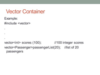 Score Container Standard template library | PDF