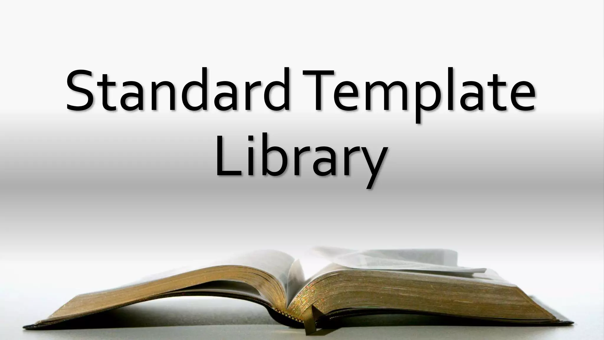 Standard Template Library | PPTX