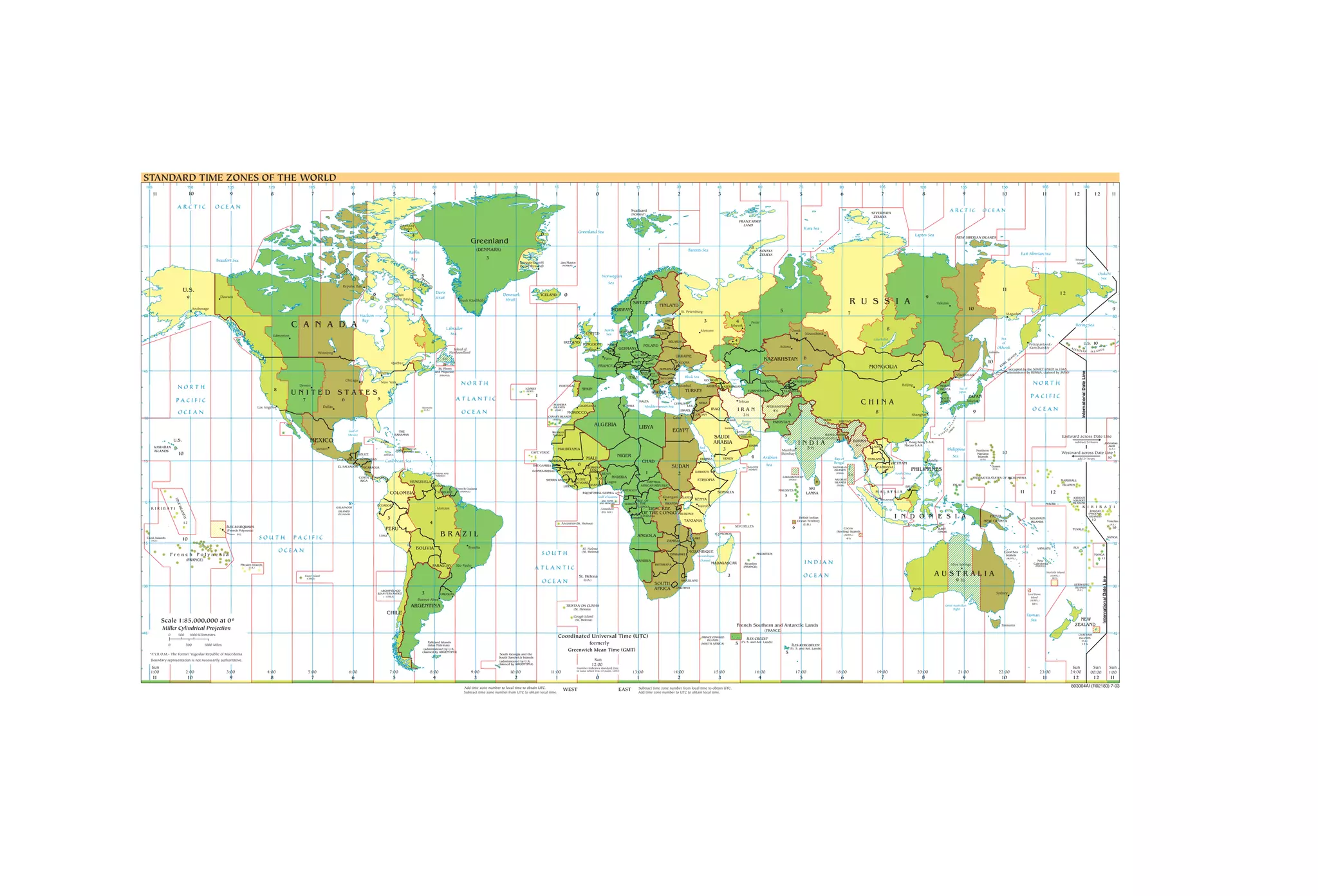 Standard time zones of the world | PDF