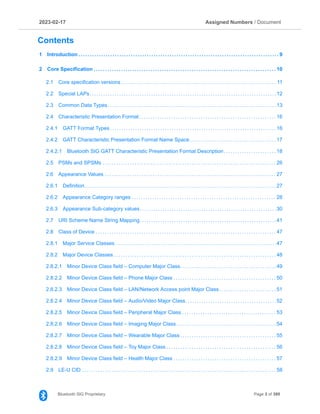 Assigned Numbers - 2025 - Bluetooth® Document | PDF