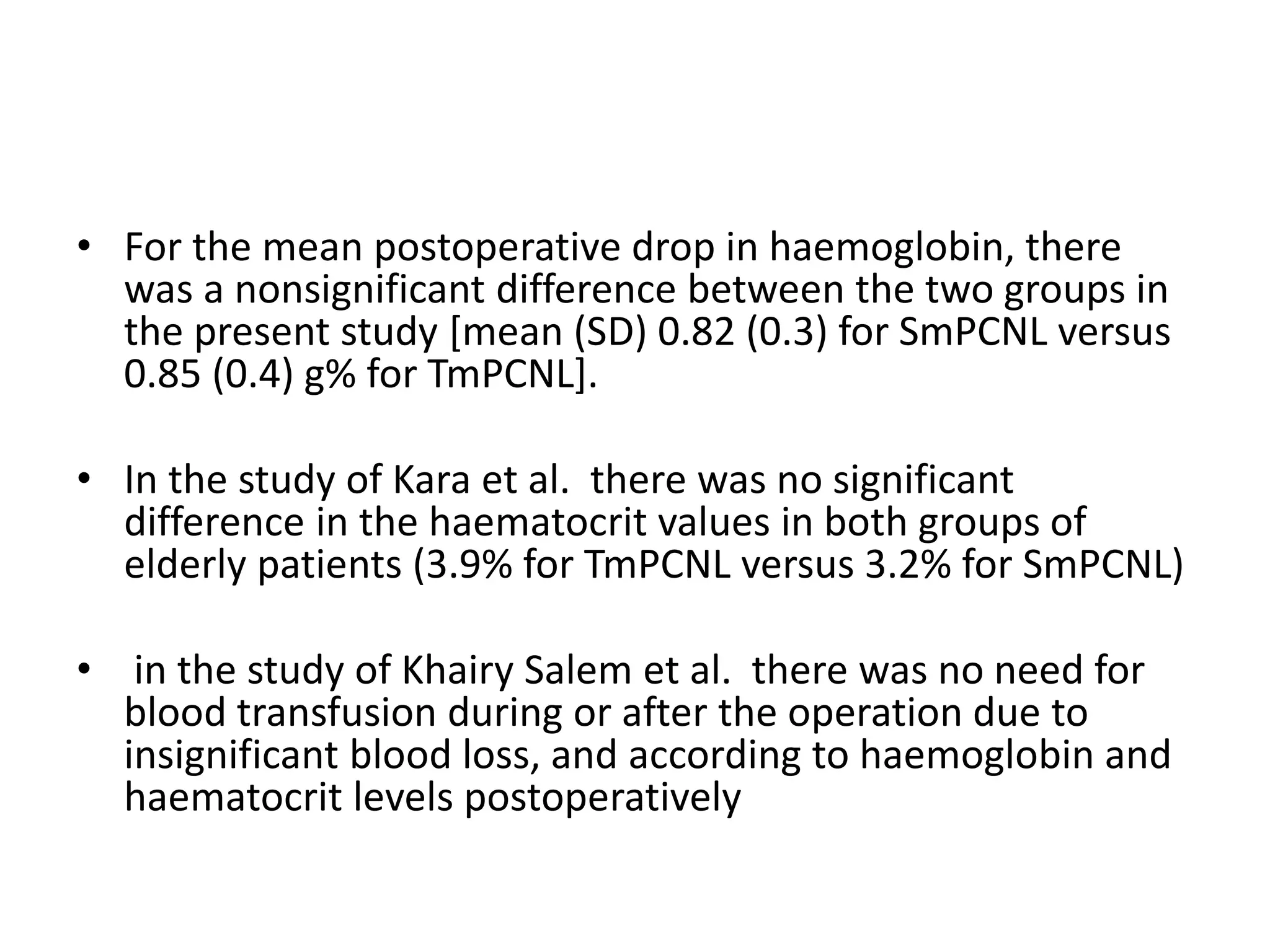Standard versus tubeless mini percutaneous nephrolithotomy | PPTX