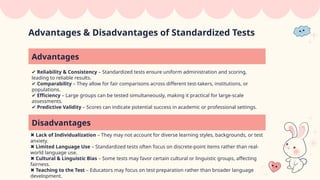 Standardized Testing Drawbacks Standarize Test-Language Assessment-Presentation.pptx