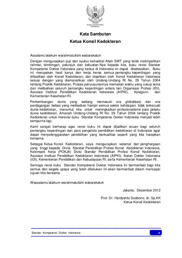 Standar Kompetensi Dokter Indonesia