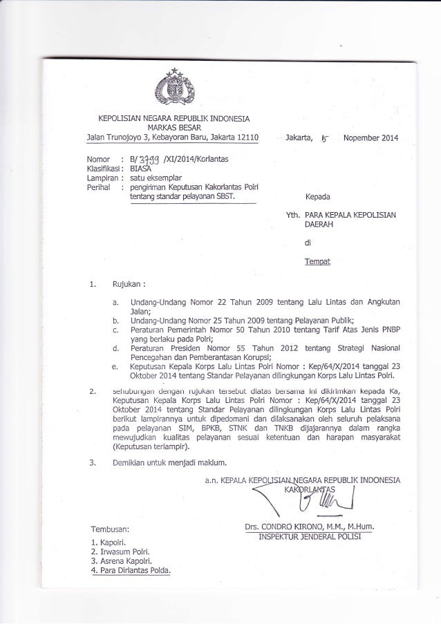 Standar Pelayanan Dilinkungan Korlantas Polri Bid Regident Standar Pelayanan Dilinkungan Korlantas Polri Bid Regident