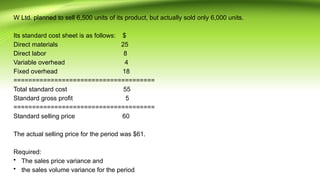 Comprehensive Guide to Standard Costing and Variance Analysis in Cost ...
