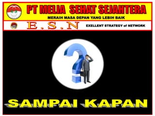 MERAIH MASA DEPAN YANG LEBIH BAIK
EXELLENT STRATEGY of NETWORK
 