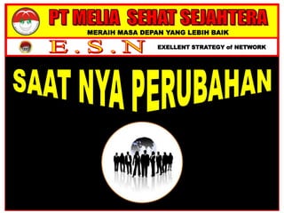 MERAIH MASA DEPAN YANG LEBIH BAIK
EXELLENT STRATEGY of NETWORK
 