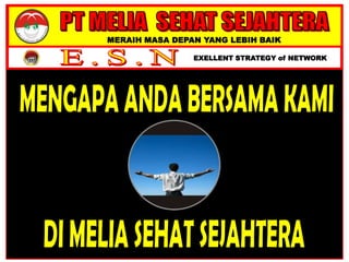 MERAIH MASA DEPAN YANG LEBIH BAIK
EXELLENT STRATEGY of NETWORK
 