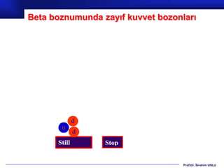 Beta boznumunda zayıf kuvvet bozonları




                                   Prof.Dr. İbrahim USLU
 