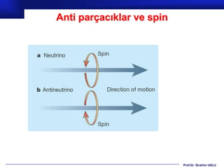 Anti parçacıklar ve spin




                           Prof.Dr. İbrahim USLU
 
