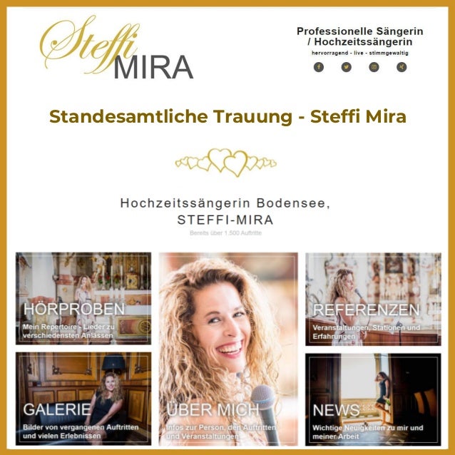 Standesamtliche Trauung - Steffi Mira
 