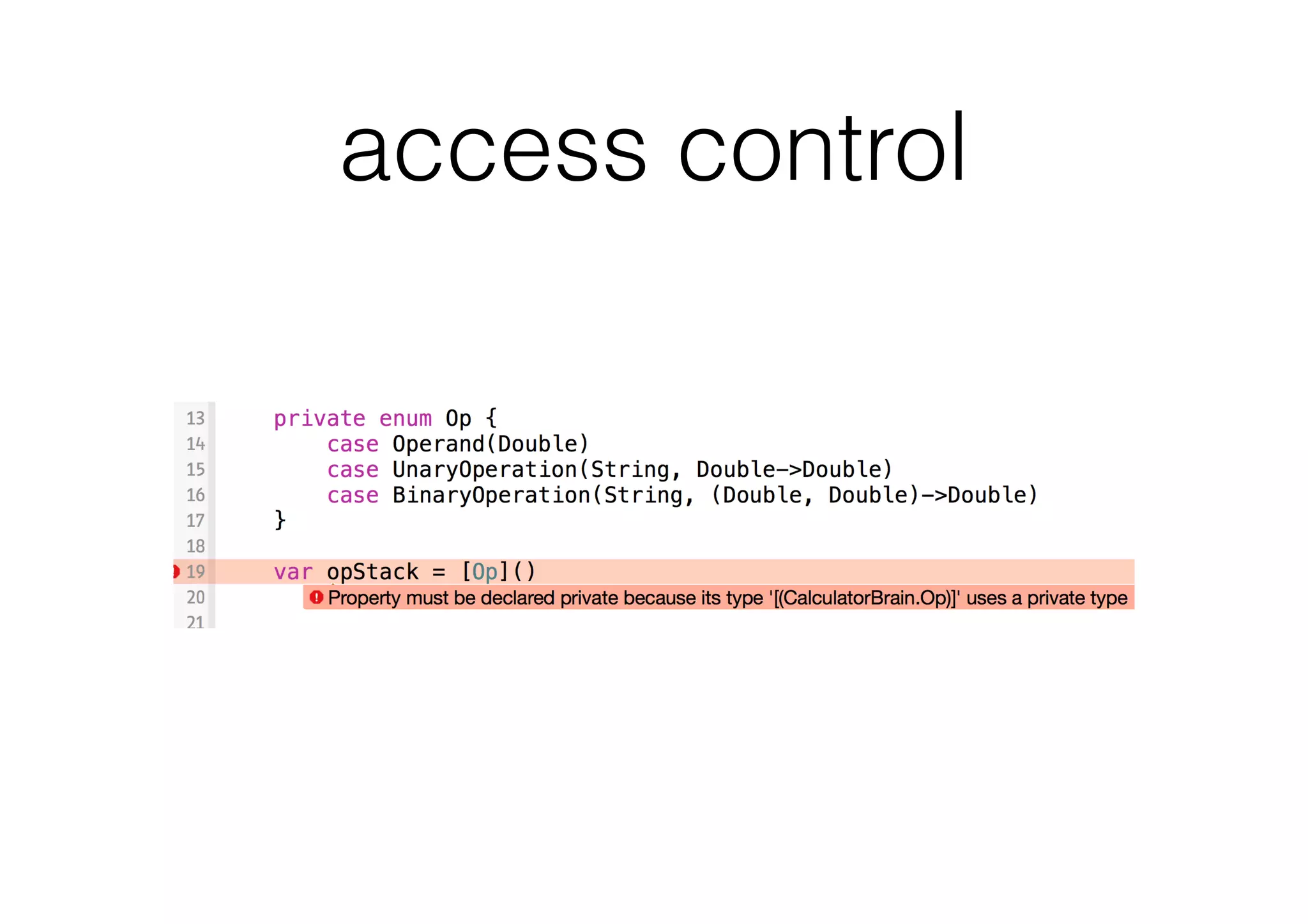 access control
 