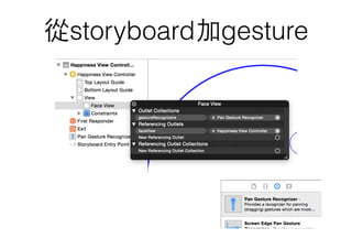 從storyboard加gesture
 