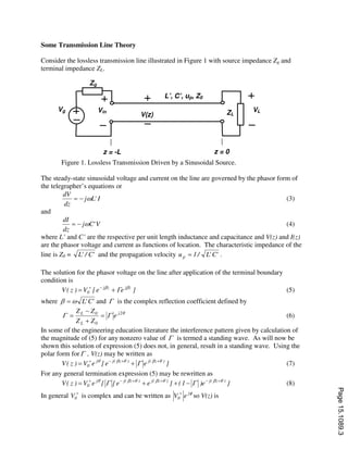 Standing and-traveling-waves-on-transmission-lines-getting-it-right | PDF