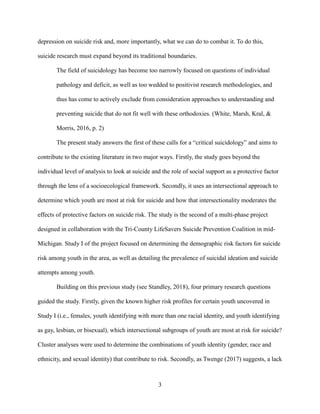 Social Support as a Protective Factor for Youth Suicide: An ...