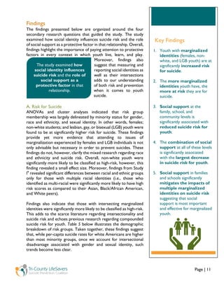 Page | 11
Findings
The findings presented below are organized around the four
secondary research questions that guided the...