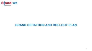 BRAND DEFINITION AND ROLLOUT PLAN
3
 