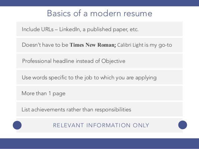 how to write a resume that stands out
