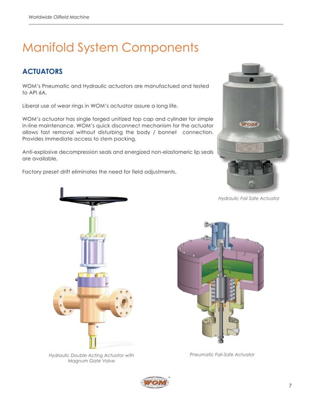 Standpipe Manifold, WOM Manifold Systems Worldwide Oilfield Machine PDF