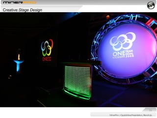MinerPro :: Capabilities Presentation, Stand-Up Creative: Stage Design 