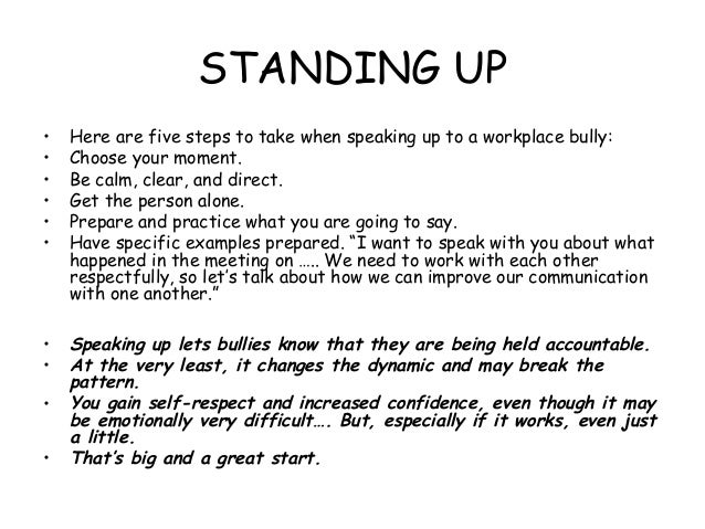 Stand Up To Bullying