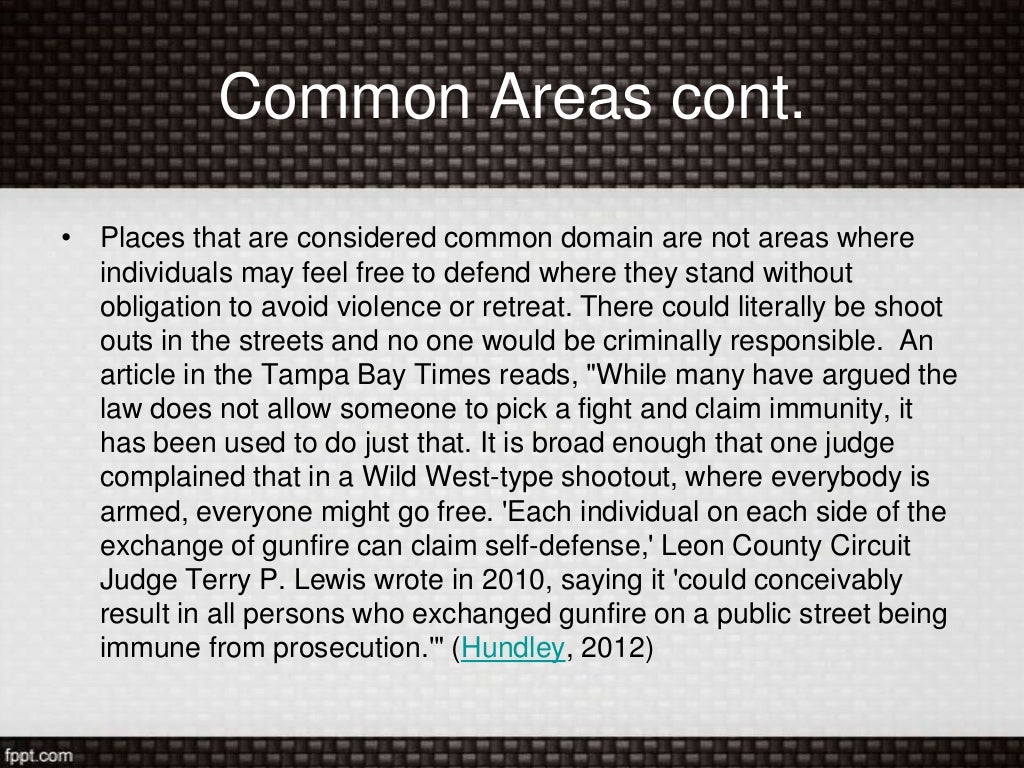 The Stand Your Ground Law and The Routine Activity Theory