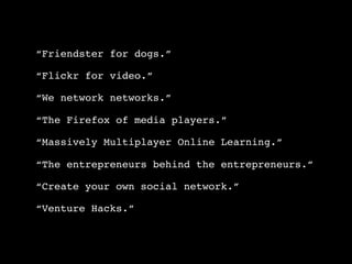 Pitching Hacks at Stanford